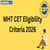 MHT CET Eligibility Criteria 2026 - Documents Required, Age limit, Aggregate Marks